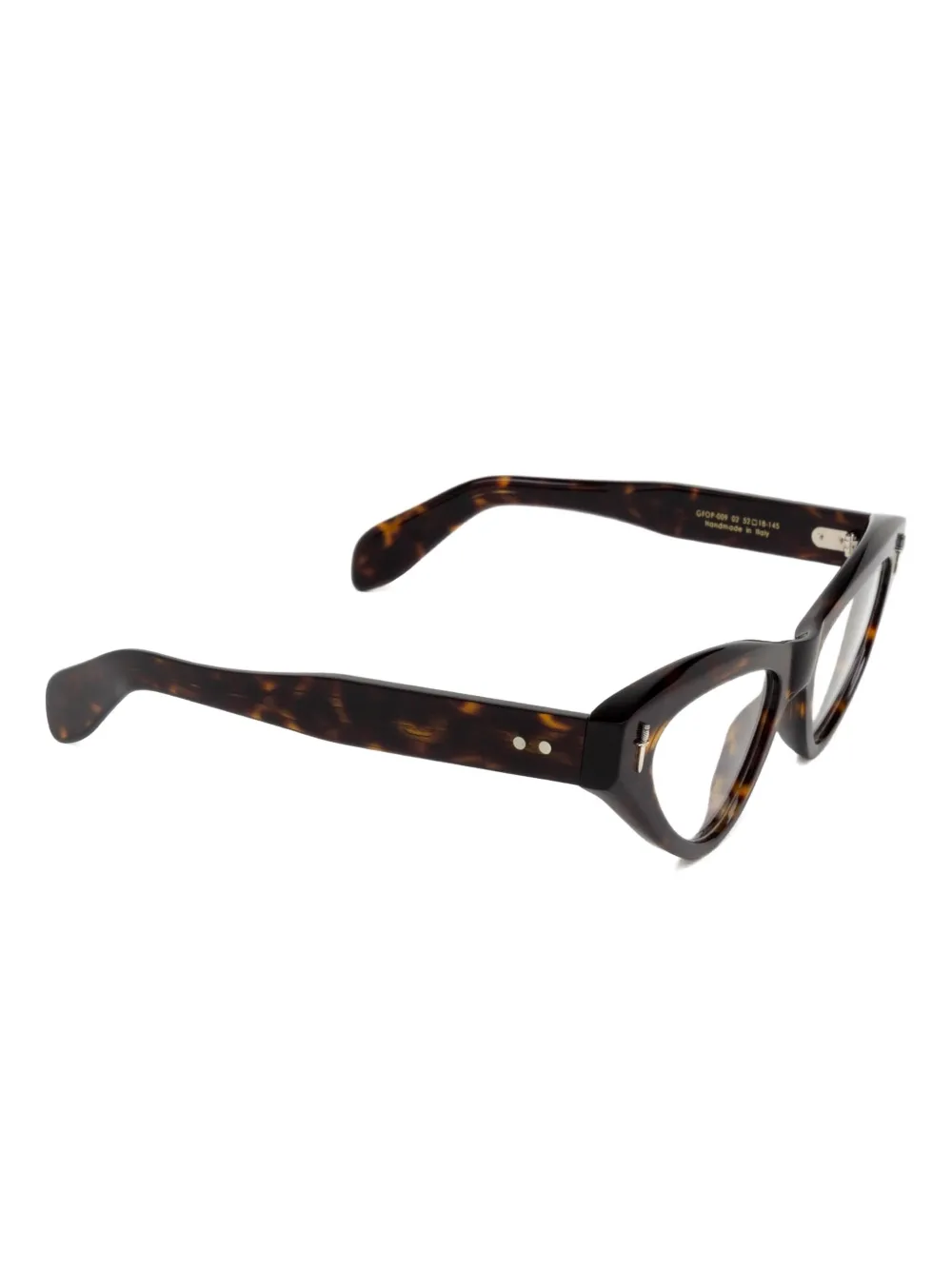 Cutler & Gross x The Great Frog bril met cat-eye montuur Bruin