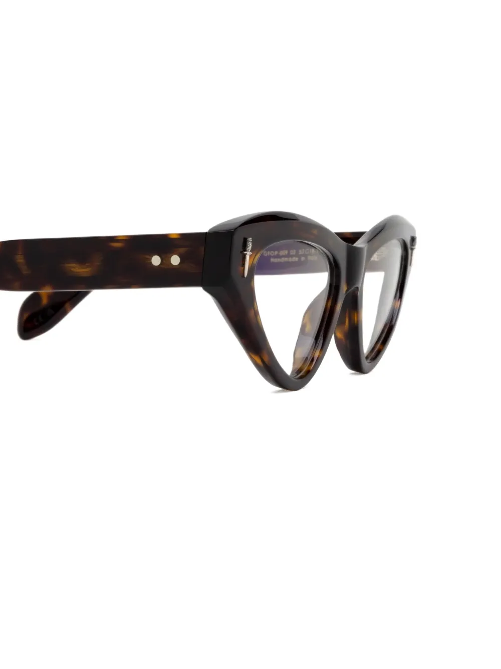 Cutler & Gross x The Great Frog bril met cat-eye montuur Bruin