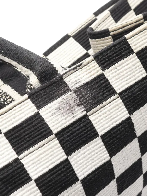 Christian Dior チェッカーパターン トートバッグ