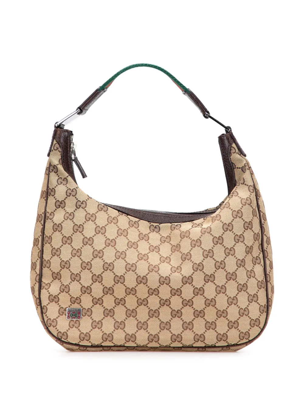 Gucci Pre-Owned 2000-2015 Medium GG Canvas Pop shoulder bag - ブラウン Gucci Pre-Owned 2000-2015 Medium GG Canvas Pop shoulder bag - ブラウン