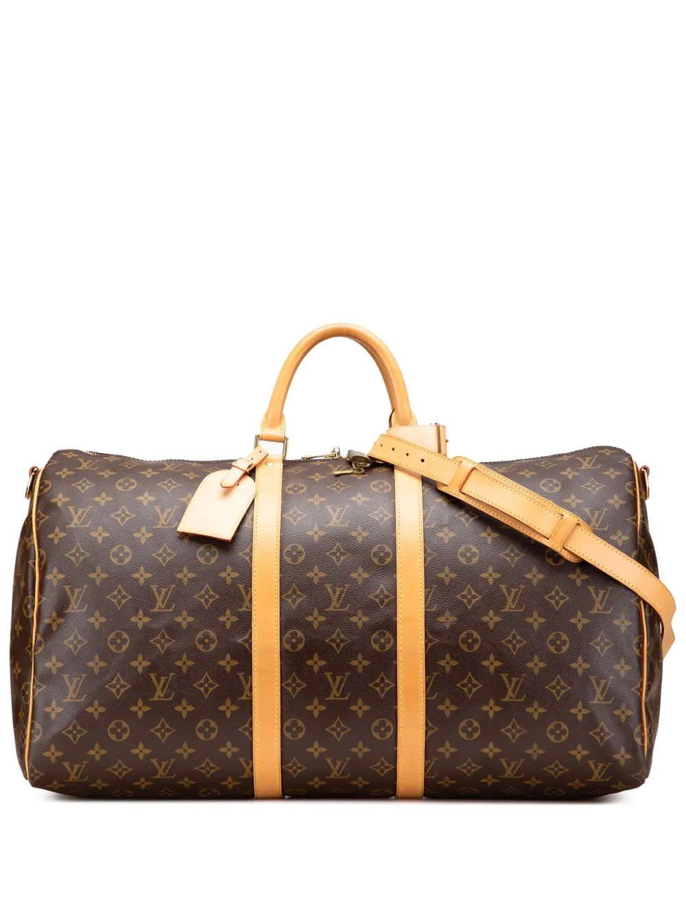 Louis Vuitton Pre-Owned 2000 Monogram Keepall Bandouliere 55 travel Louis Vuitton Pre-Owned 2000 Monogram Keepall Bandouliere 55 travel
