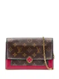 Louis Vuitton Pre-Owned 2019 Monogram Flore Wallet On Chain crossbody bag - Brown