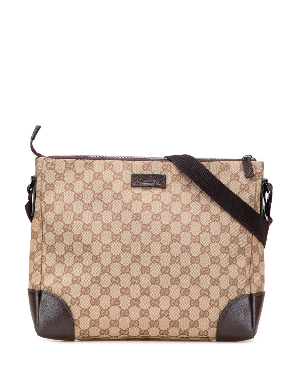 Gucci Pre-Owned 2000-2015 GGキャンバス ショルダーバッグ - ブラウン Gucci Pre-Owned 2000-2015 GGキャンバス ショルダーバッグ - ブラウン