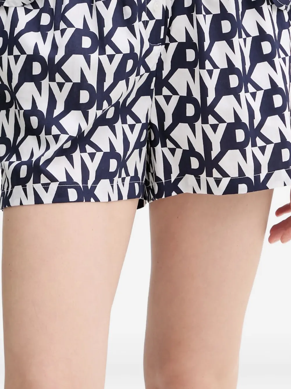 DKNY Pyjama met logoprint Wit