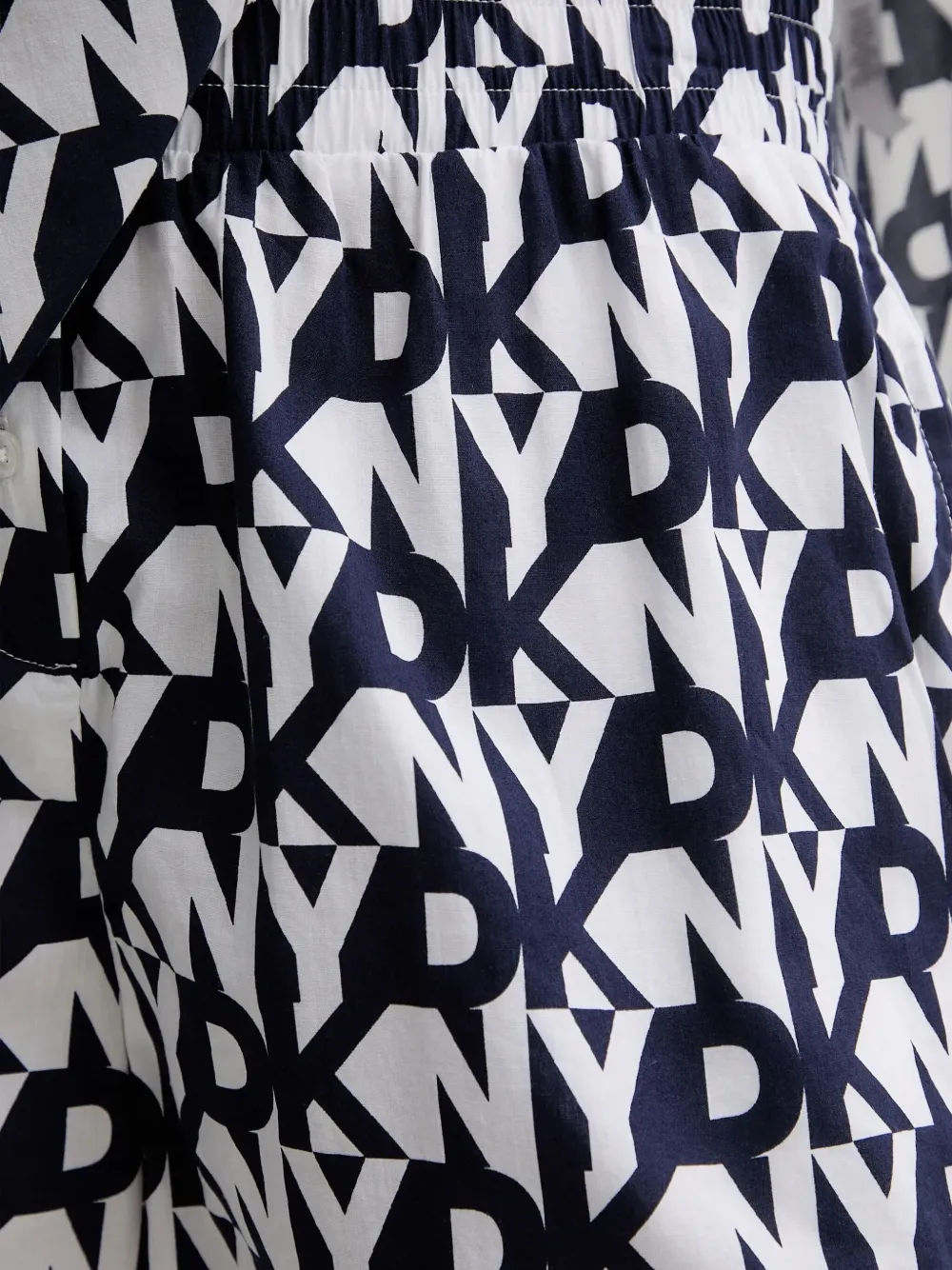DKNY Pyjama met logoprint Wit