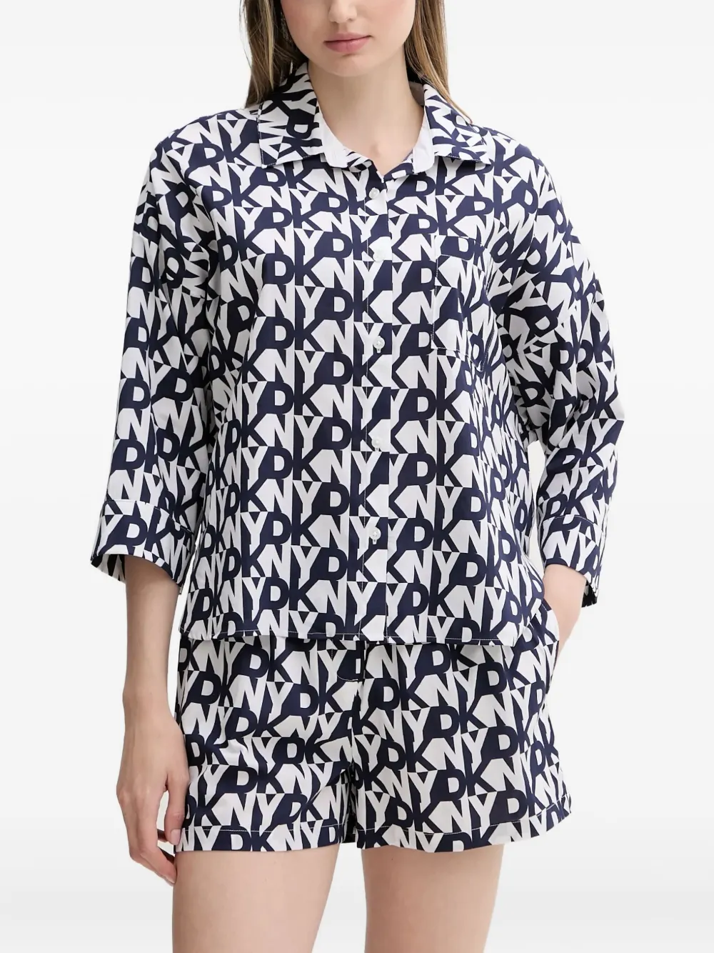 DKNY logo-print pajamas | White | Image 1