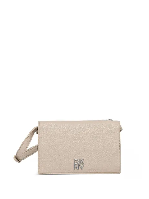 DKNY logo-plaque crossbody wallet