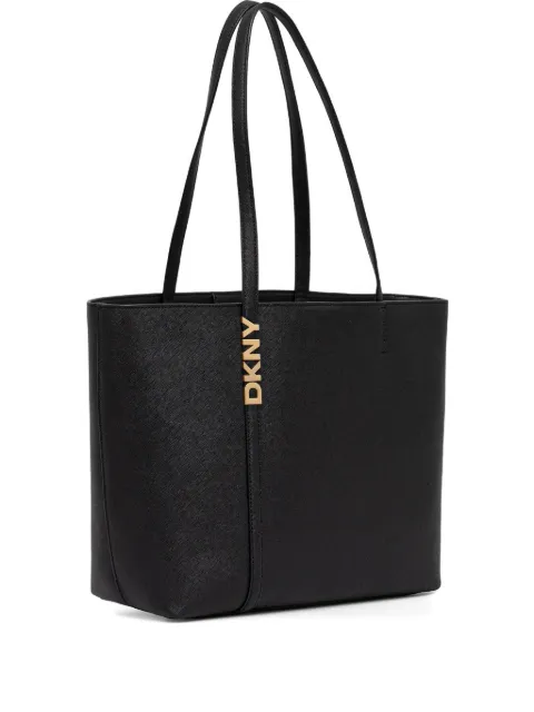 DKNY logo-plaque tote bag
