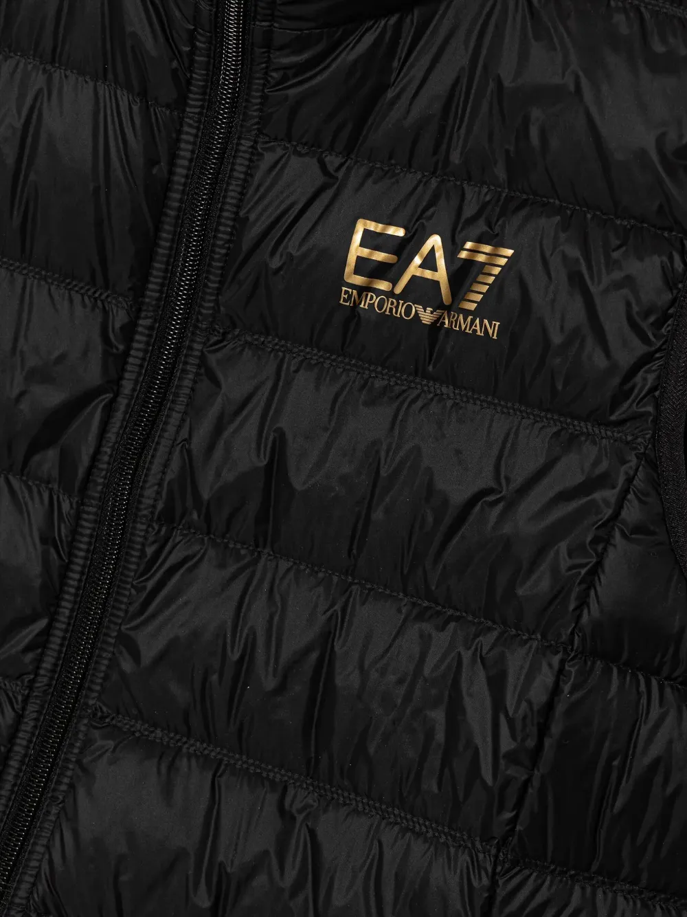 Emporio Armani Kids Bodywarmer met logoprint Zwart