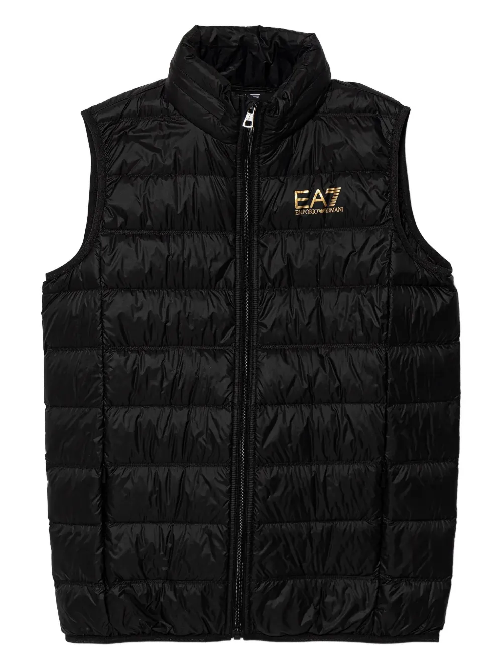 Emporio Armani Kids logo-print gilet | Black | Image 1