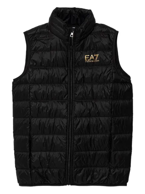 Emporio Armani Kids logo-print gilet