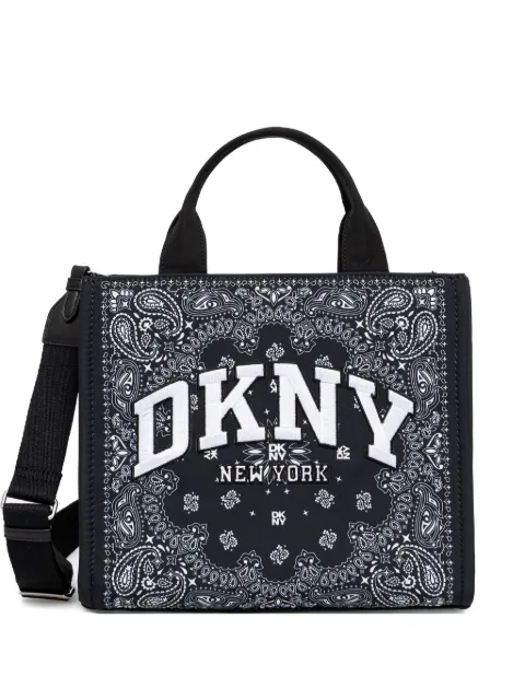 DKNY paisley-print tote bag