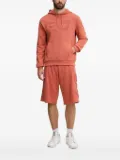 Ea7 Emporio Armani logo-embossed hoodie - Orange