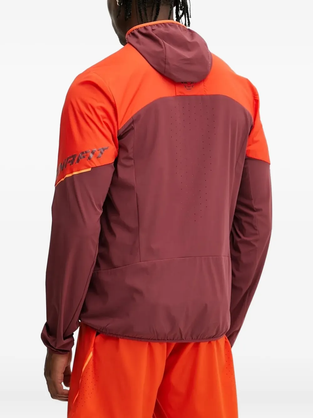 DYNAFIT Traverse hooded two-tone performance jacket | Performance Track Jackets | Image 2