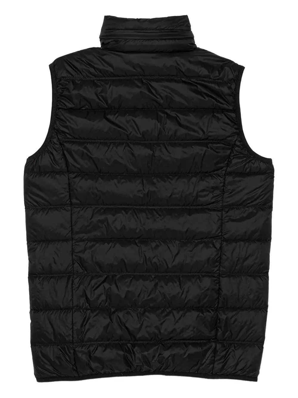 Emporio Armani Hooded Gilet In Black