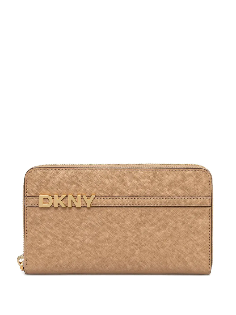 DKNY logo-lettering zip-around wallet | Brown | Image 1