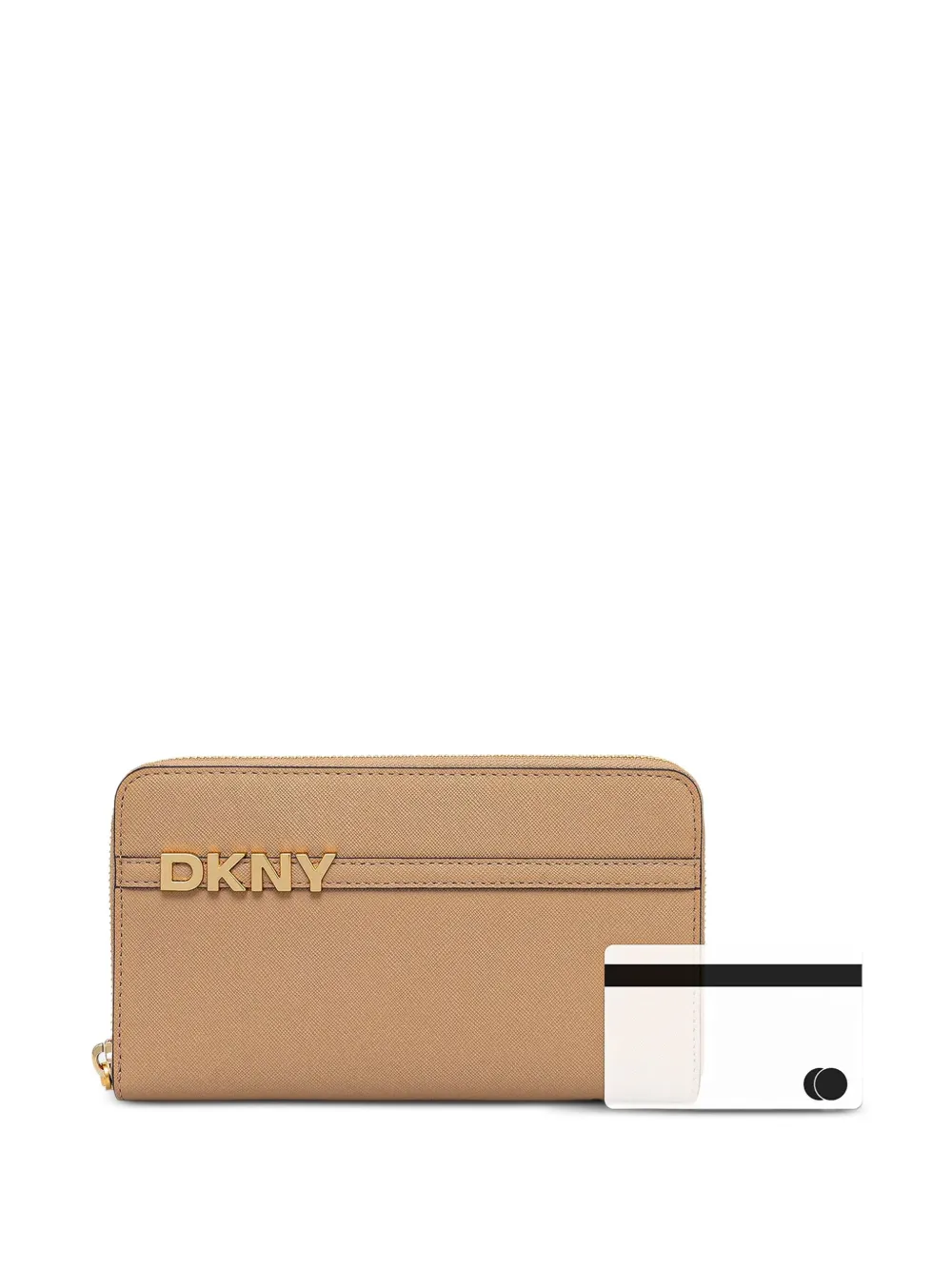 DKNY Portemonnee met rits Bruin