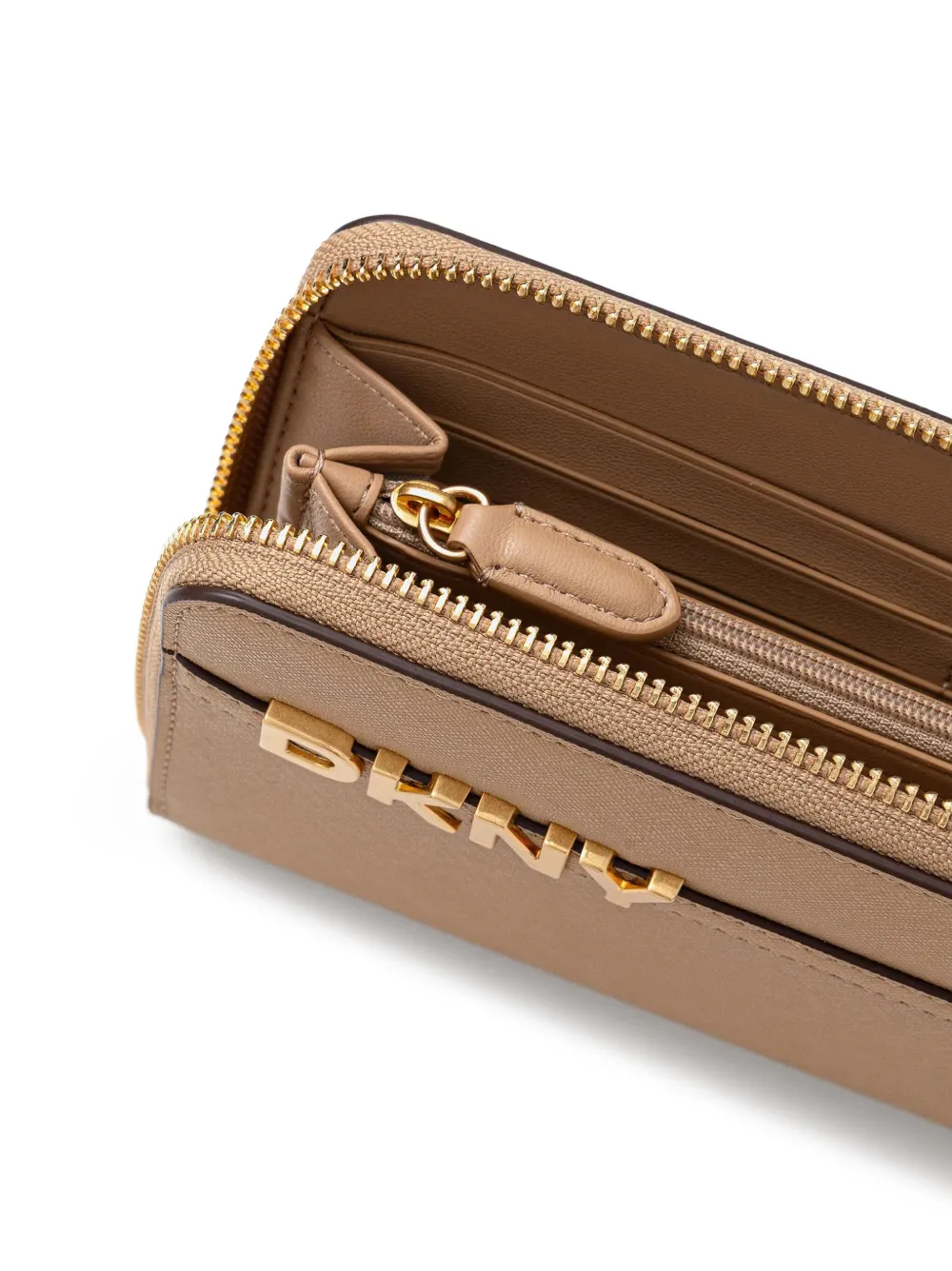 DKNY Portemonnee met rits Bruin