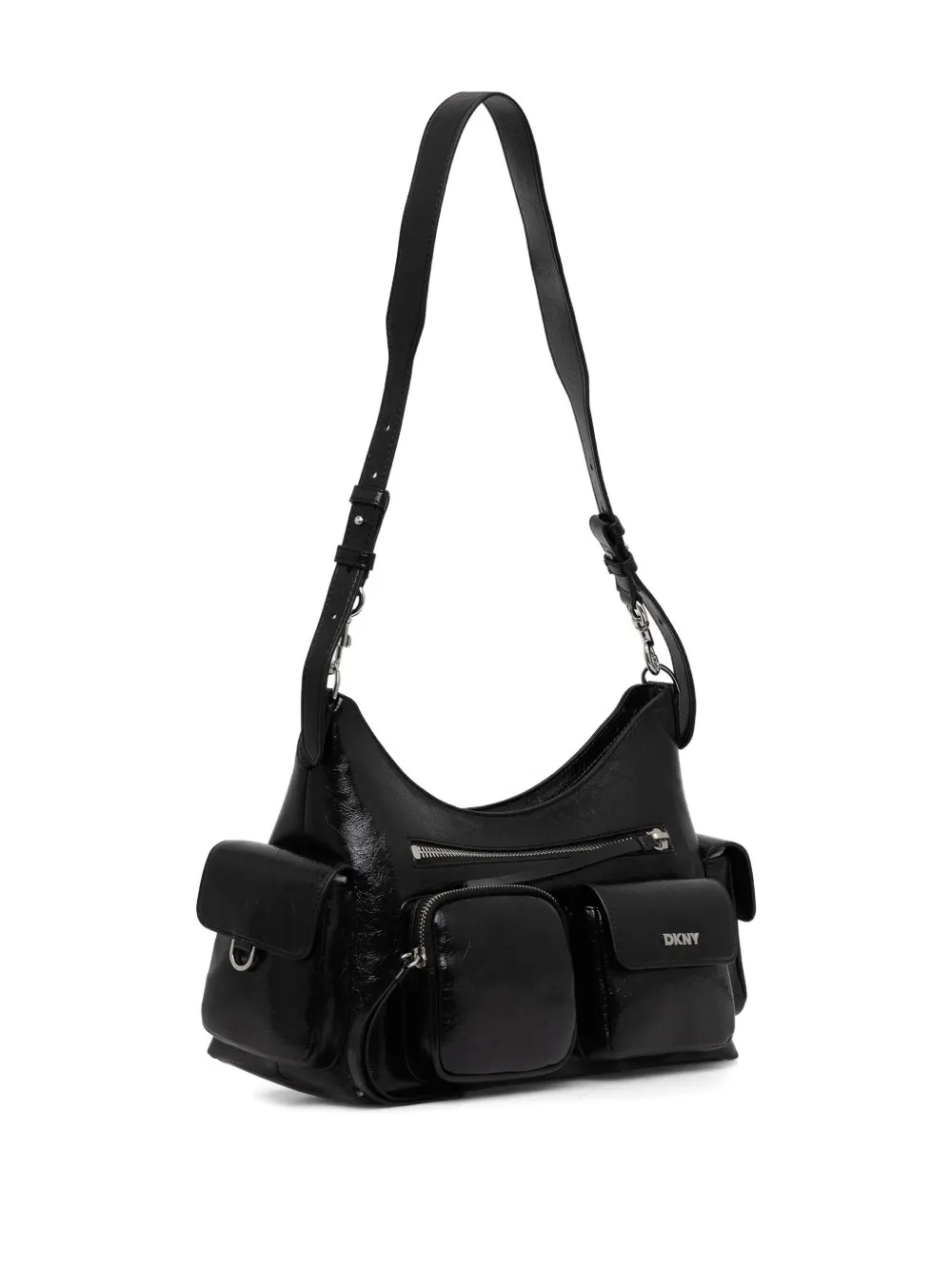 DKNY multi-pocket shoulder bag - Zwart