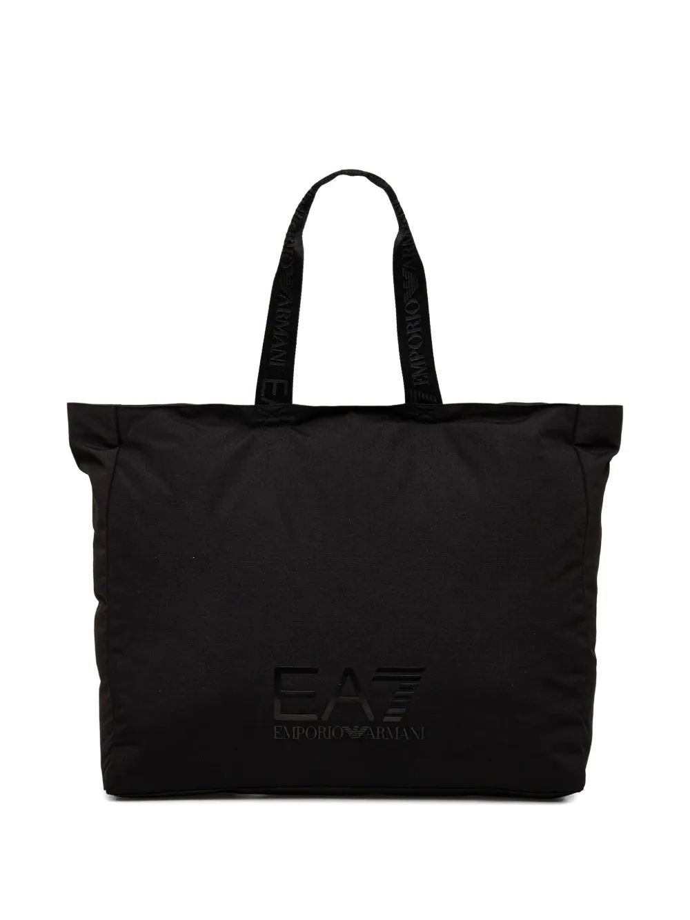 logo-print tote bag
