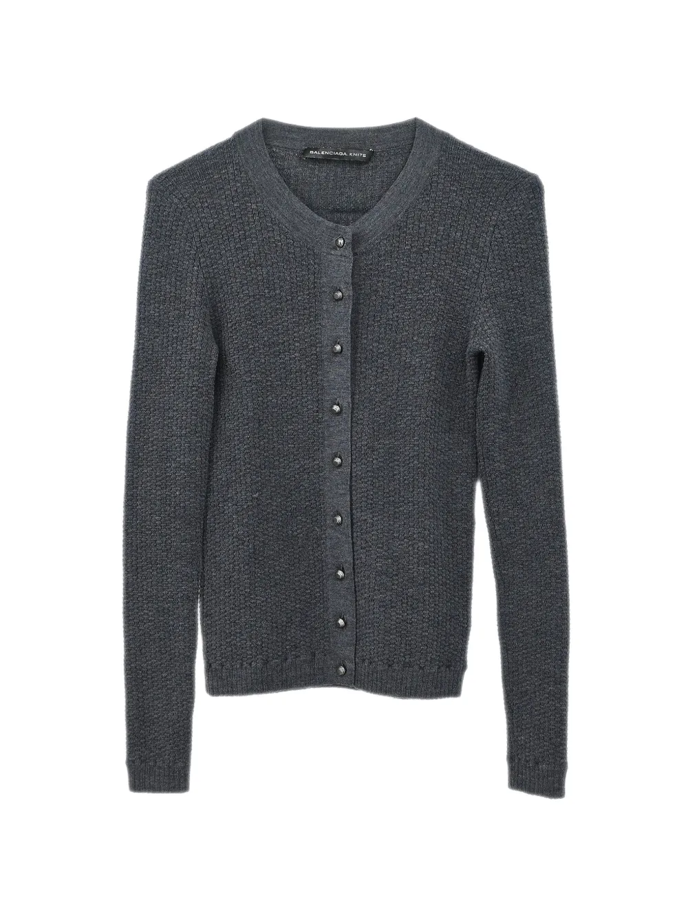 Balenciaga Pre-Owned 2011 textured cardigan - Grigio
