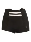 adidas ribbed short shorts - Black