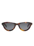 Peter & May Walk Cydonia oval-frame sunglasses - Brown