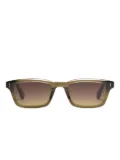 Peter & May Walk Self Exotic rectangle-frame sunglasses - Green