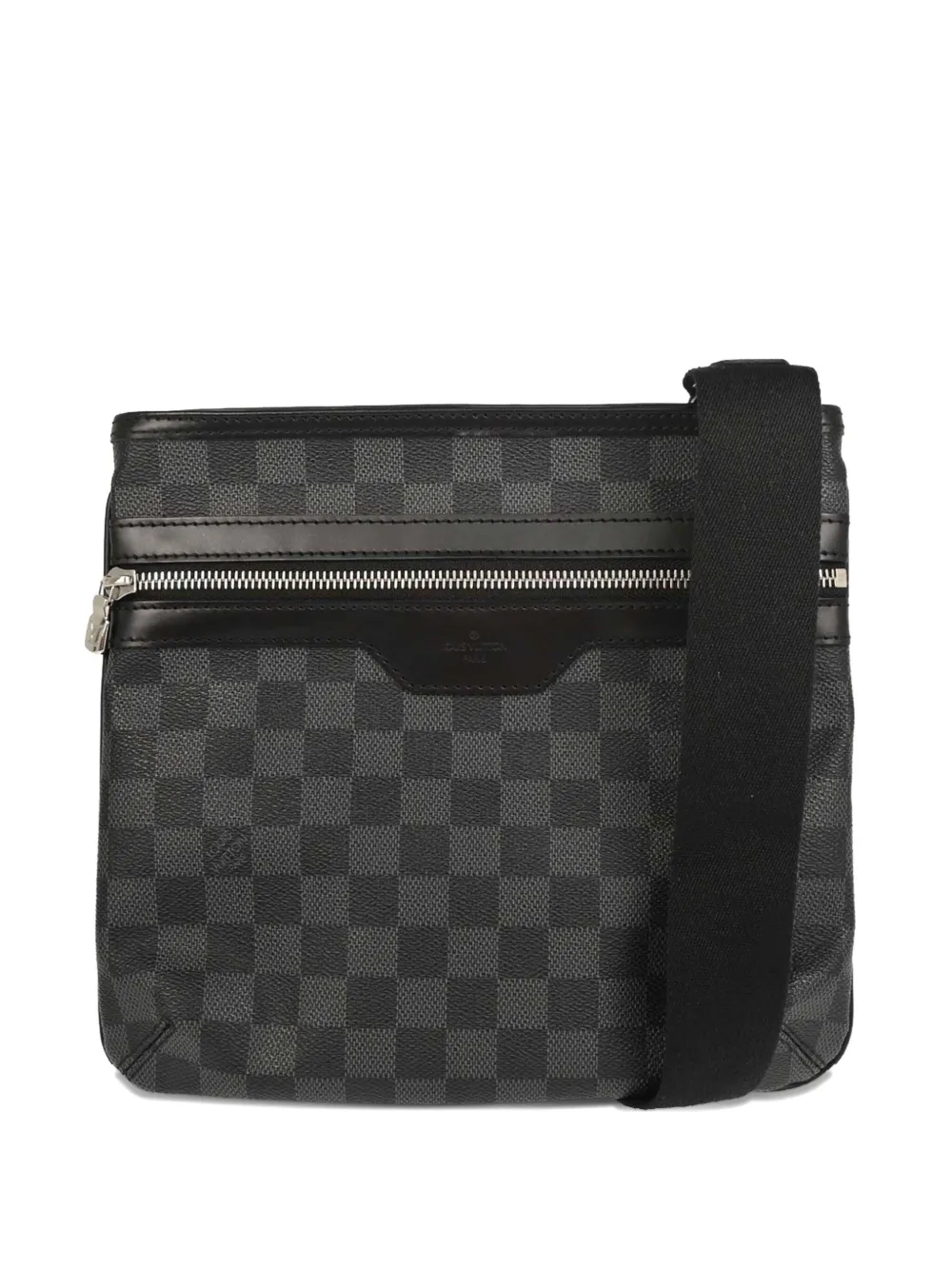 Pre-owned Louis Vuitton 2009 Thomas Shoulder Bag In Black