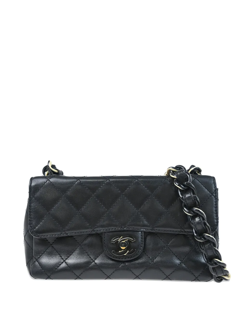 CHANEL Pre-Owned стеганая сумка на плечо Flap (2000 год) | черный | Image 1