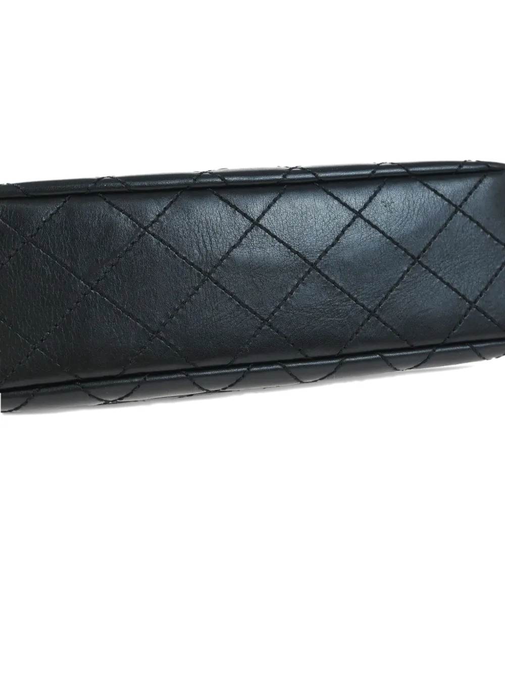 Pre-owned Chanel 2000 Quilted Flap Shoulder Bag In Black