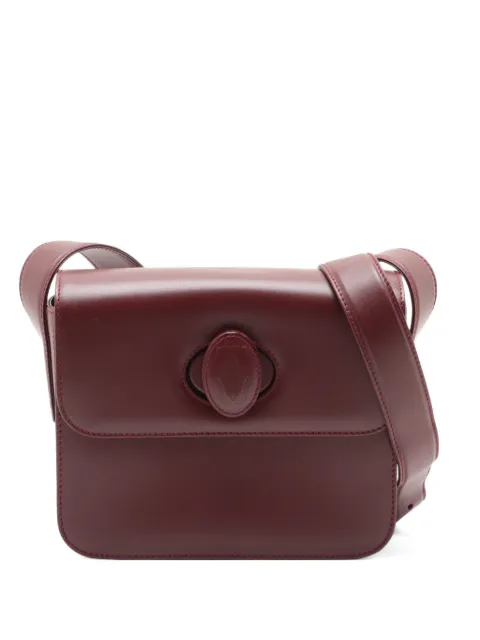 Cartier 1990s Must De leather flap cross body bag
