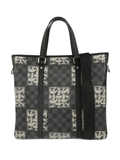 Louis Vuitton Pre-Owned x Christopher Nemes 2015 Tadao PM Damier Graphite tote bag