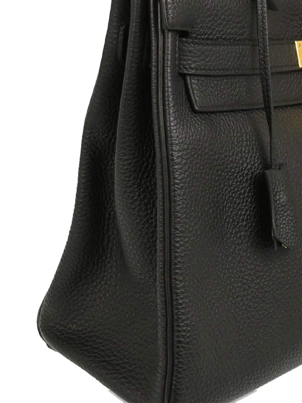 Pre-owned Hermes 2017 Kelly 32 Handbag In Black