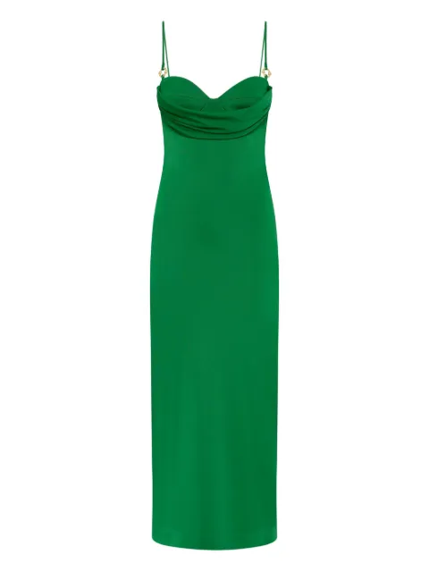 Rebecca Vallance Erin cowl-detail midi dress