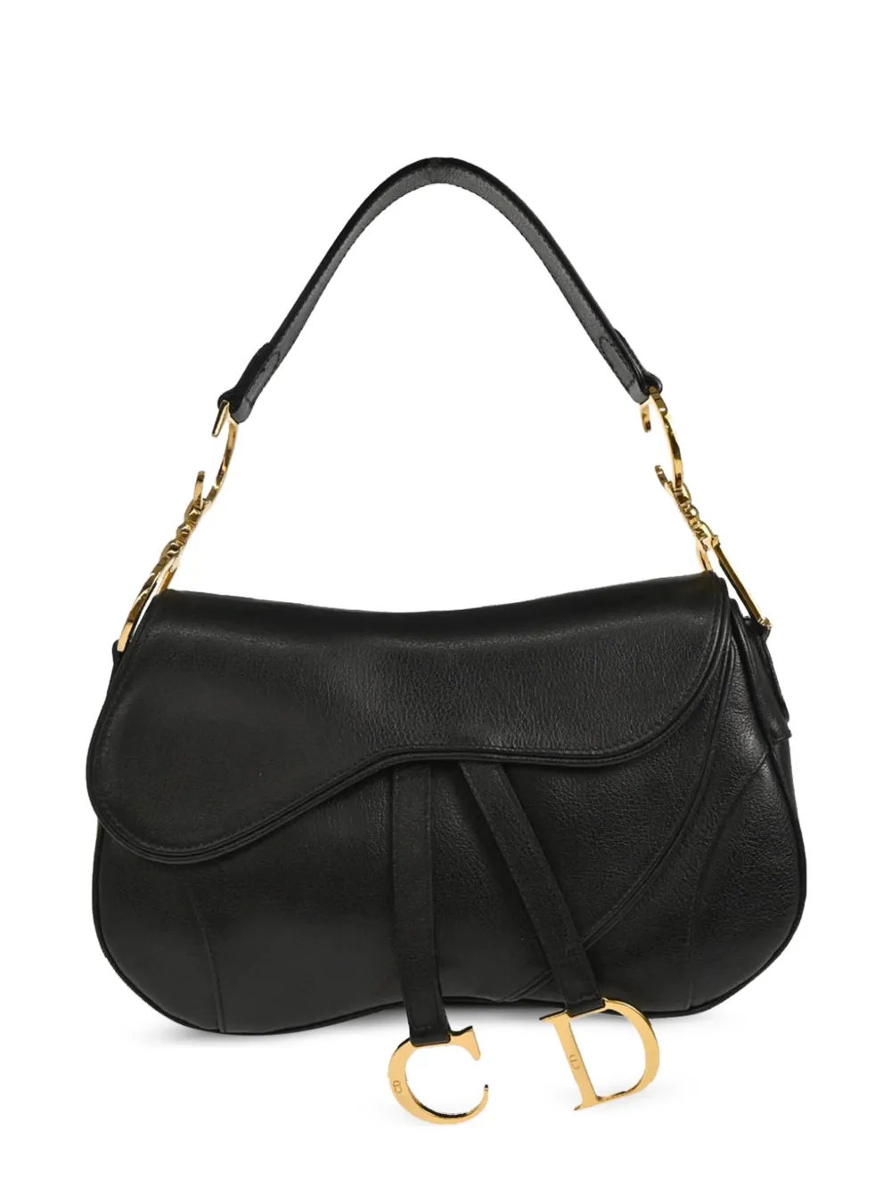 Christian Dior Pre-Owned 2001 Double Saddle handbag | Black | Image 1
