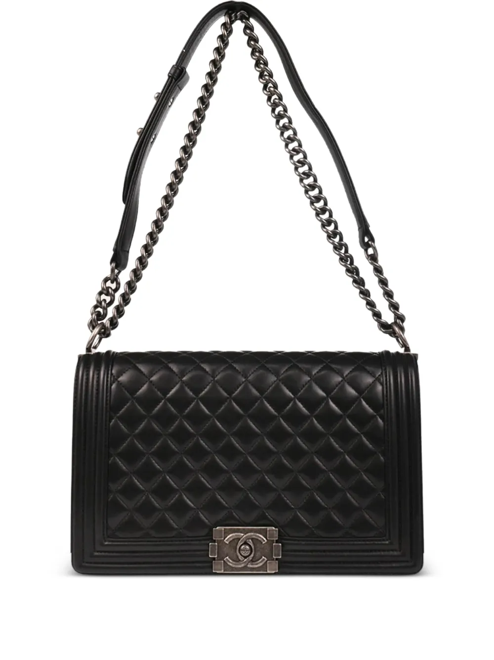 CHANEL Pre-Owned 2017 ボーイ ショルダーバッグ - ブラック CHANEL Pre-Owned 2017 ボーイ ショルダーバッグ - ブラック