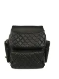 CHANEL Pre-Owned 2016 quilted leather backpack - Black