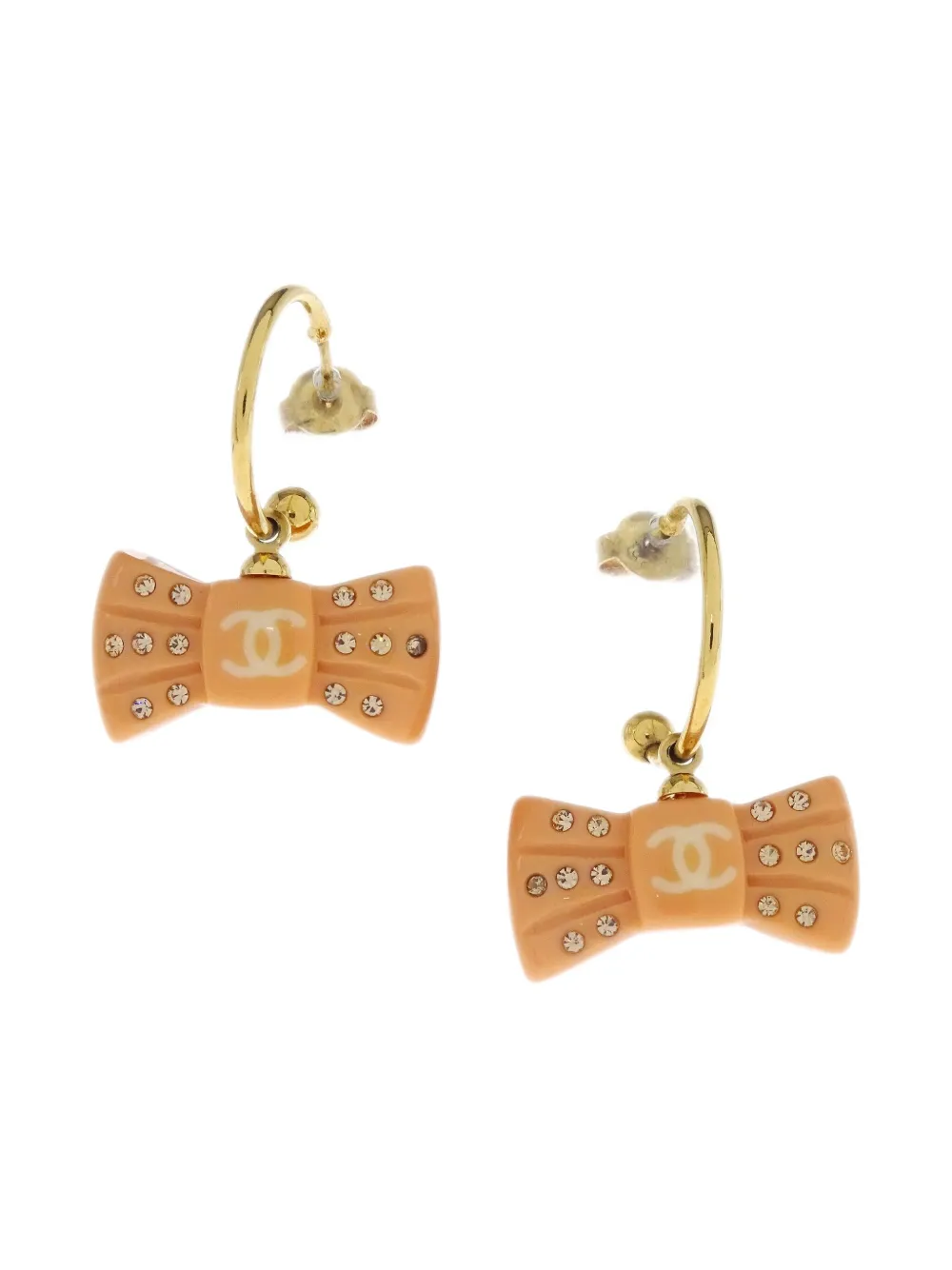 2002 Bow dangle earrings