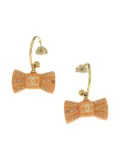 CHANEL Pre-Owned 2002 Bow dangle earrings - Gold