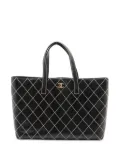 CHANEL Pre-Owned 2001-2002 Wild Stitch tote bag - Black