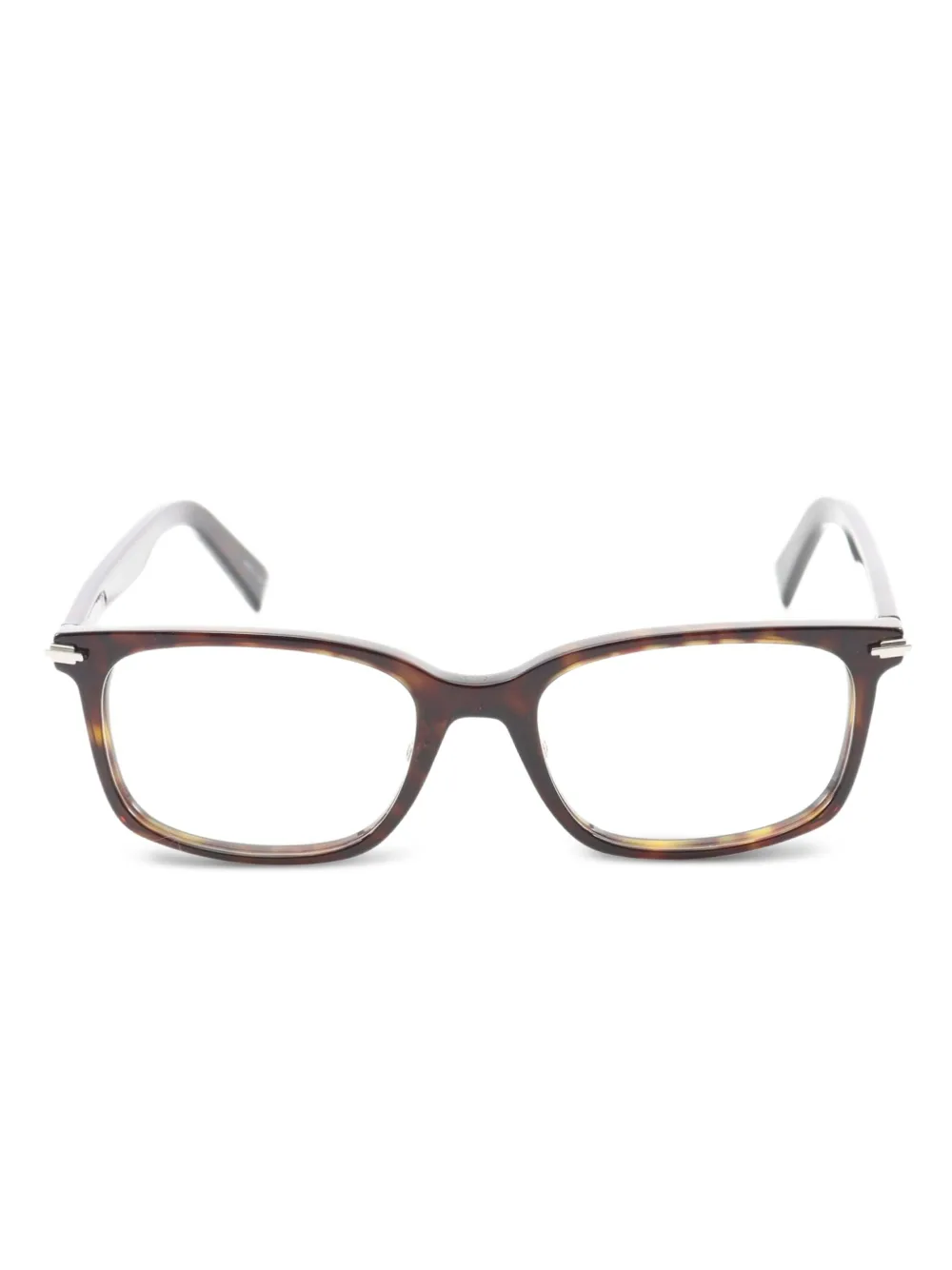Christian Dior Pre-Owned lentes con armazón rectangular 2000 | marrón | Image 1