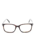 Christian Dior Pre-Owned 2000s rectangle-frame glasses - Brown