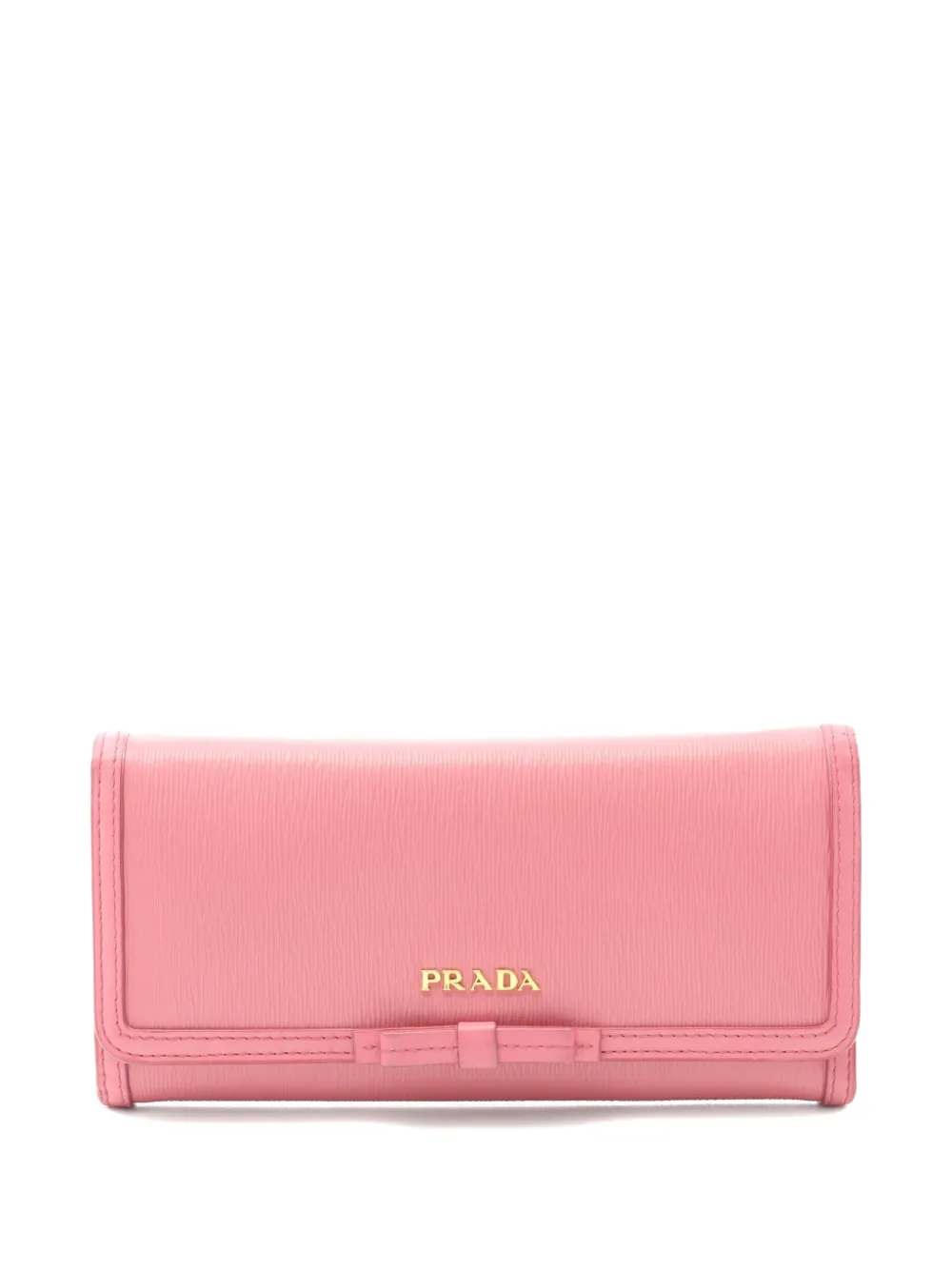 Pre-owned Prada 2000 Move Wallet In Pink