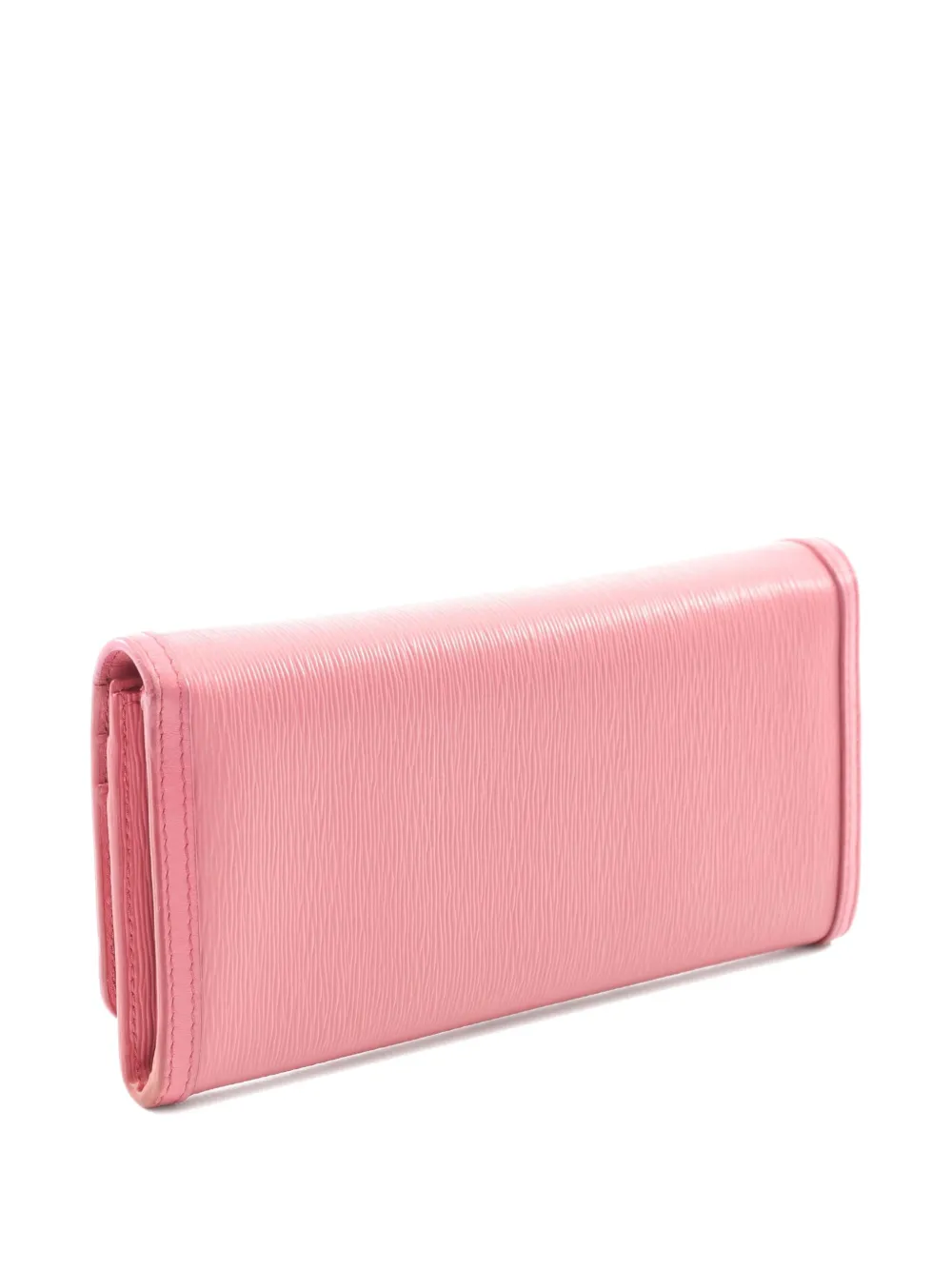 Pre-owned Prada 2000 Move Wallet In Pink