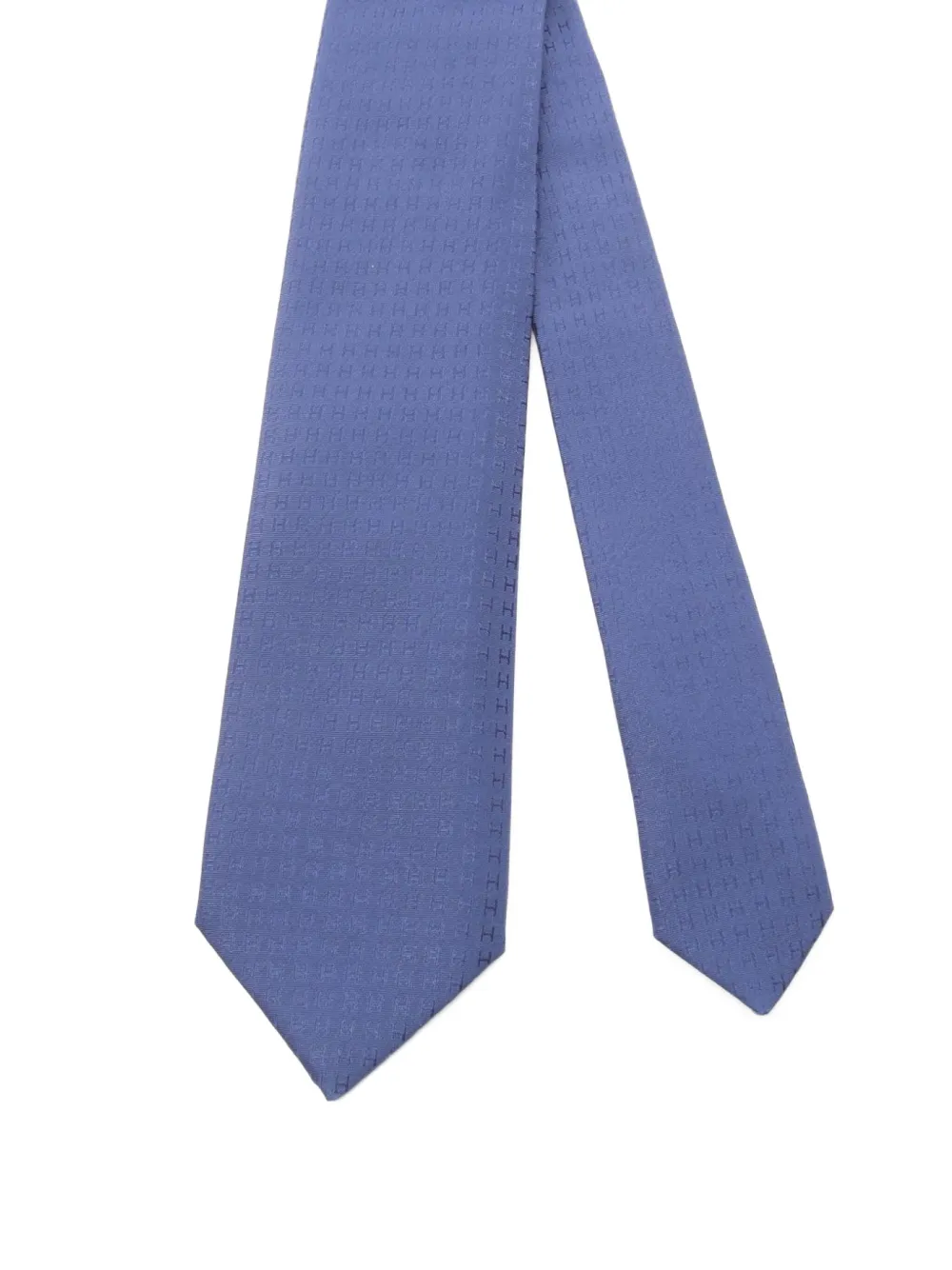2020s monogram-pattern silk tie