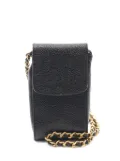 CHANEL Pre-Owned 1994-1996 leather chain case - Black