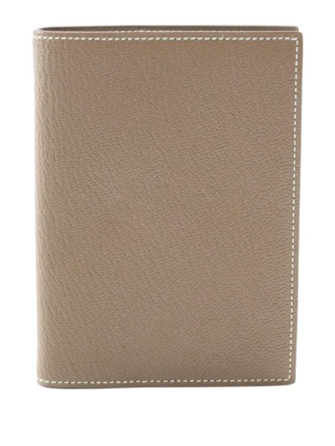 Hermès Pre-Owned 2023 Agenda GM Etoupe notebook cover