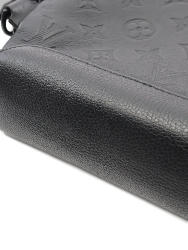 Louis Vuitton Pre-Owned 2021 Duo Sling Monogram Belt Bag Black