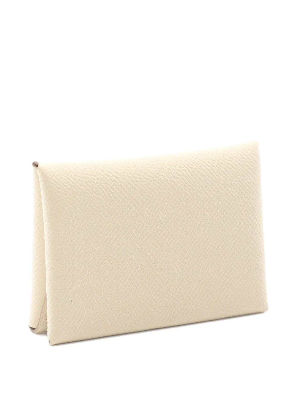 Hermès Pre-Owned 2024 Calvi Duo Kure Clemence leather coin purse | Image 2